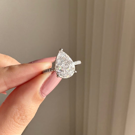 Ella pear ring