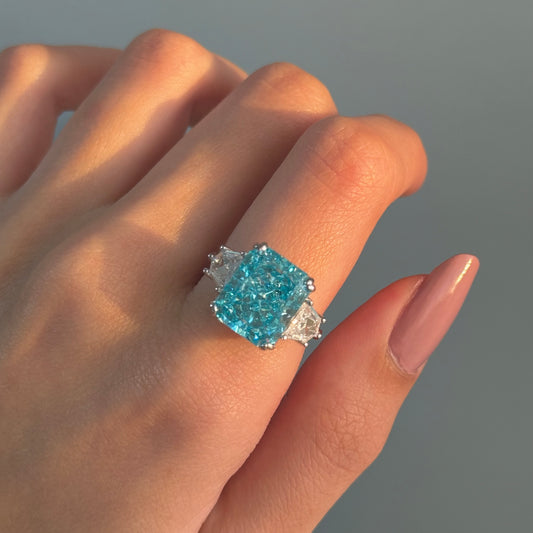 Ocean blue ring