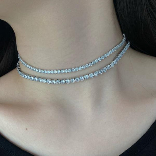 Choker Tennis Necklace