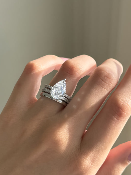 Ella pear ring