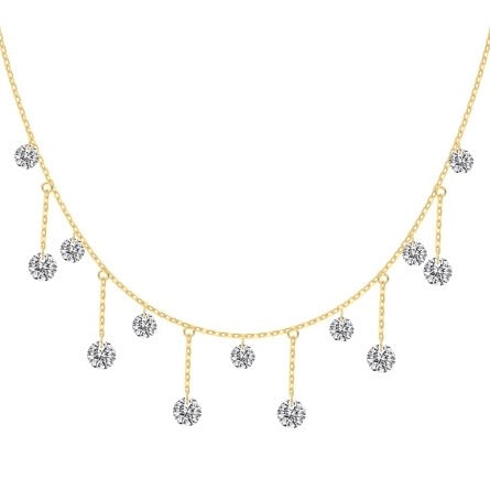 Noir Drop Necklace