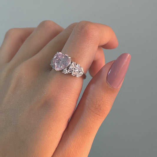 Bella heart ring