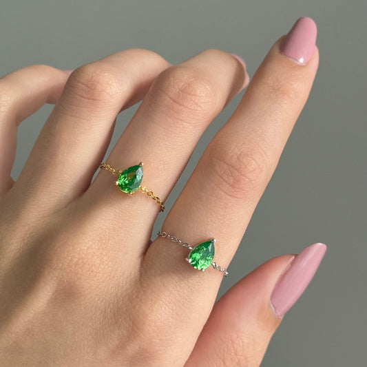 Iris chain ring