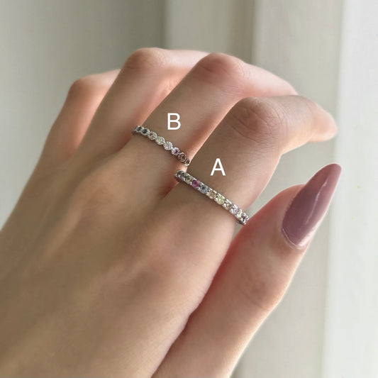 Rainbow rings