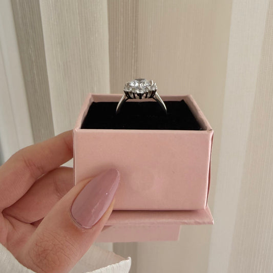 snow shiny ring