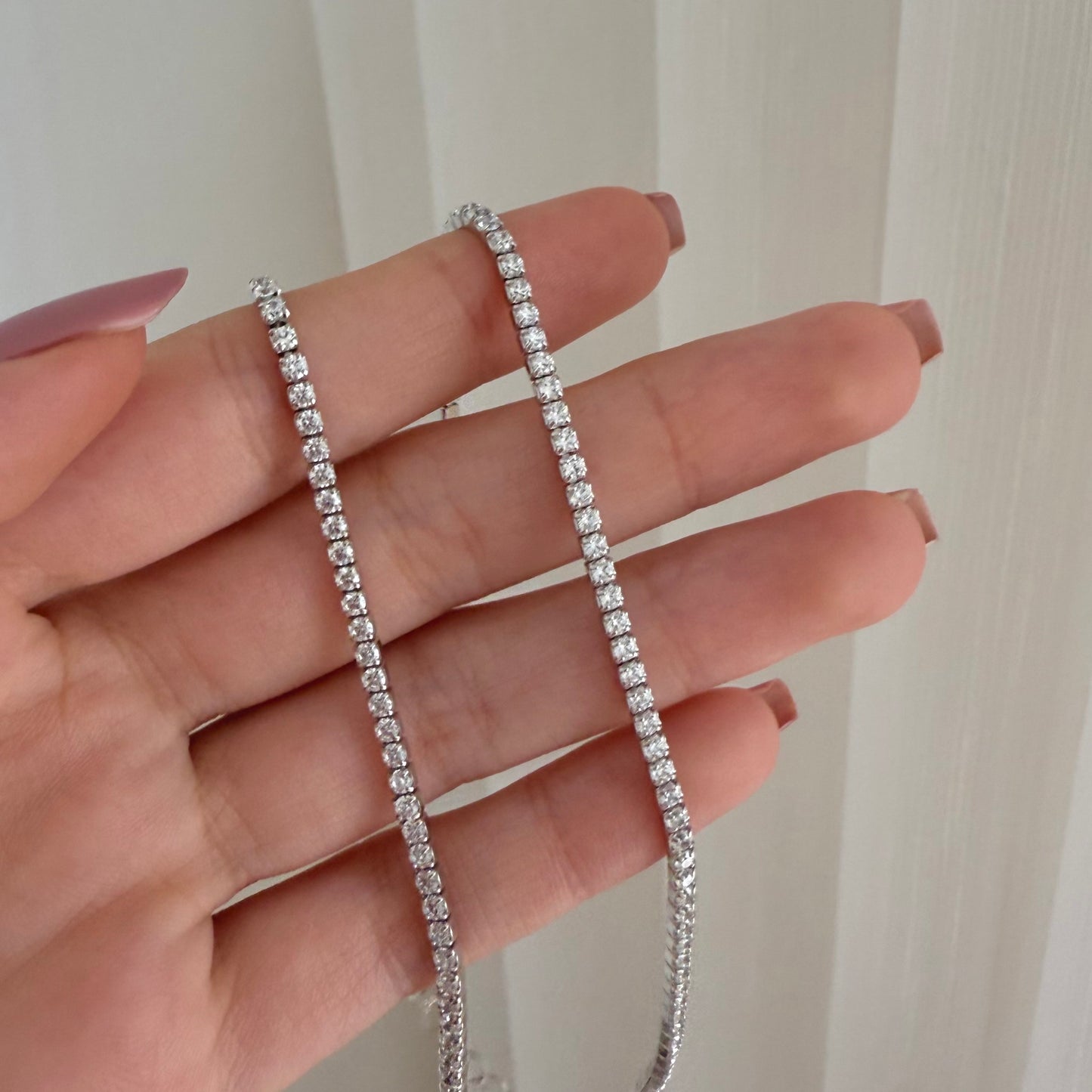 Tennis Necklace 2mm