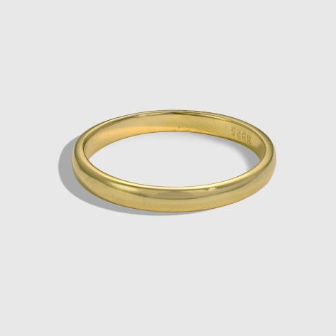 Gold plain band
