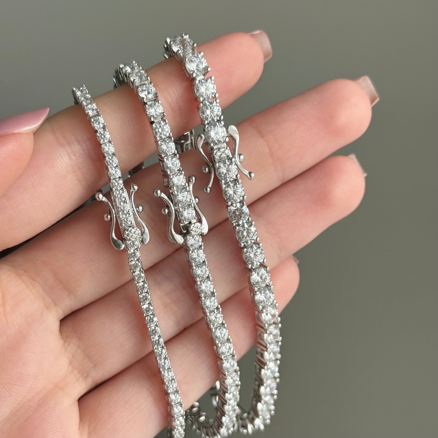 Tennis Bracelet 4mm with lock