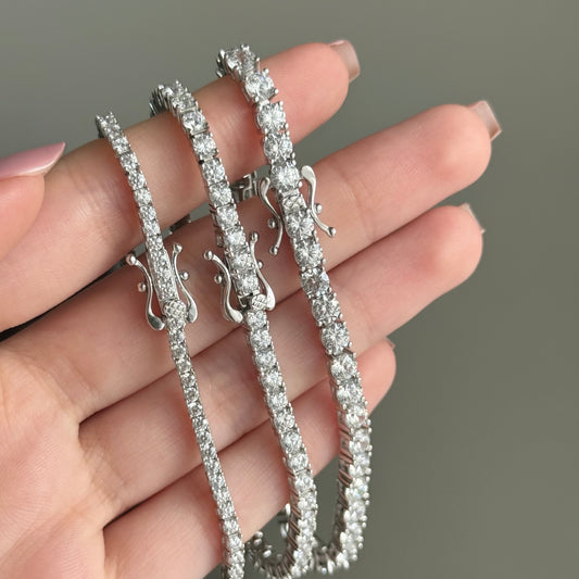 Tennis Bracelet 4mm with lock